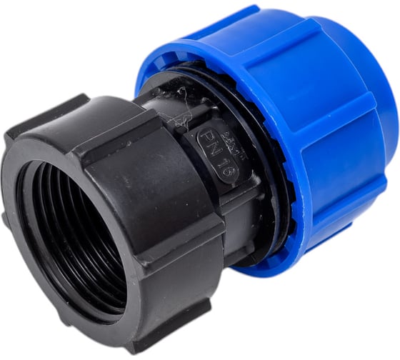 Компрессионная муфта для ПЭ труб LAMMIN вр 25x1" Lm34004025025