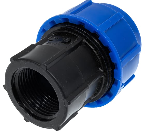 Компрессионная муфта для ПЭ труб LAMMIN вр 32x1" Lm34004032025