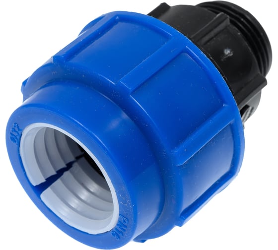 Компрессионная муфта для ПЭ труб LAMMIN нр 32x1" Lm34003032025