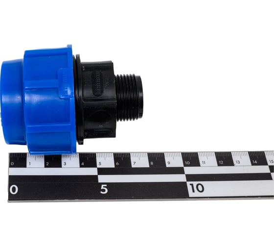 Компрессионная муфта для ПЭ труб LAMMIN нр 32x3/4" Lm34003032020