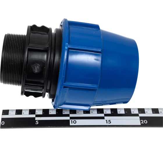 Компрессионная муфта для ПЭ труб LAMMIN нр 75x2 1/2" Lm34003075063