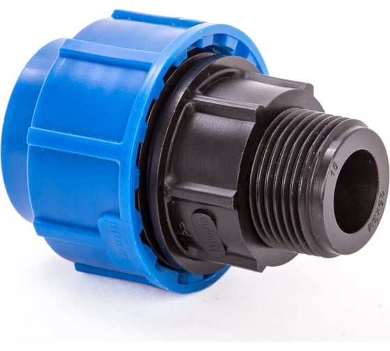 Компрессионная муфта для ПЭ труб LAMMIN нр 63x1 1/2" Lm34003063040 1