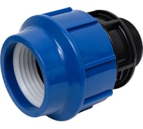 Компрессионная муфта для ПЭ труб LAMMIN нр 63x2" Lm34003063050