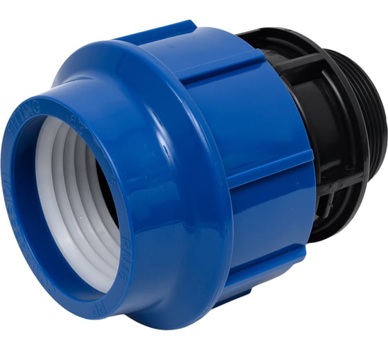 Компрессионная муфта для ПЭ труб LAMMIN нр 63x2" Lm34003063050 1