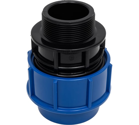 Компрессионная муфта для ПЭ труб LAMMIN нр 63x2" Lm34003063050