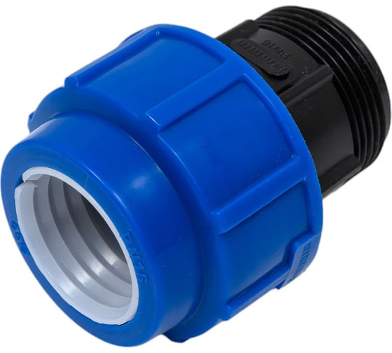 Компрессионная муфта для ПЭ труб LAMMIN нр 32x1 1/4" Lm34003032032
