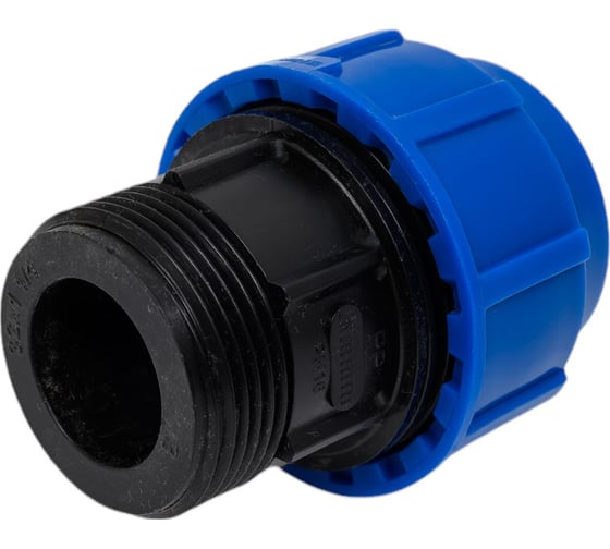 Компрессионная муфта для ПЭ труб LAMMIN нр 32x1 1/4" Lm34003032032