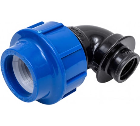 Компрессионный отвод для ПЭ труб LAMMIN вр 32x1/2" Lm34007032015