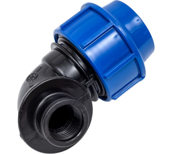 Компрессионный отвод для ПЭ труб LAMMIN вр 32x1/2" Lm34007032015
