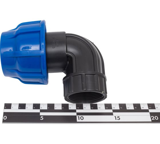 Компрессионный отвод для ПЭ труб LAMMIN вр 50x1 1/2" Lm34007050040