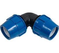 Компрессионный отвод для ПЭ труб LAMMIN 75 Lm34009075075