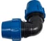 Отвод компрес. для пэ труб LAMMIN 75 Lm34109075075 3
