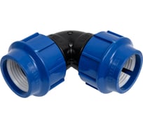 Компрессионный отвод для ПЭ труб LAMMIN 63 Lm34009063063