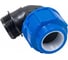 Компрессионный отвод для ПЭ труб LAMMIN нр 25x1" Lm34008025025 4