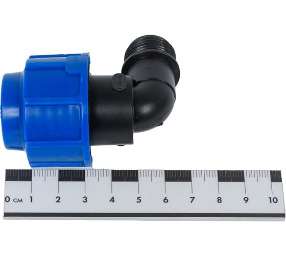 Компрессионный отвод для ПЭ труб LAMMIN нр 20x1/2" Lm34008020015