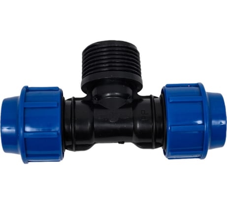 Тройник компрес. для пэ труб нр LAMMIN 20x1" Lm34113202520