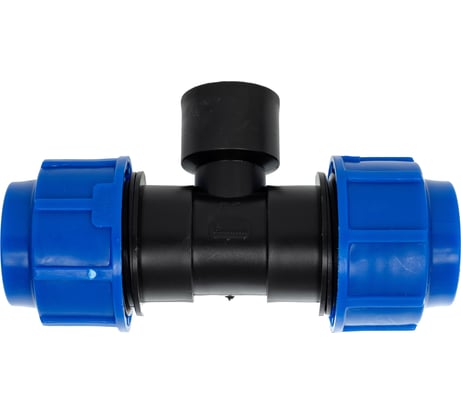 Тройник компрессионный для полиэтиленовых труб LAMMIN внутренняя резьба 25x1/2" 160/20 Lm34012251525