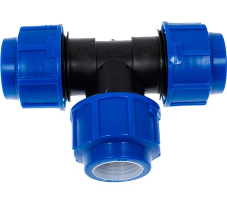 Тройник компрессионный для полиэтиленовых труб LAMMIN 25 120/15 Lm34014252525
