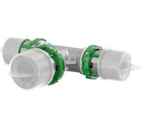 Редукционный тройник COMAP 32-26-32, пресс латунь 7130RW322632