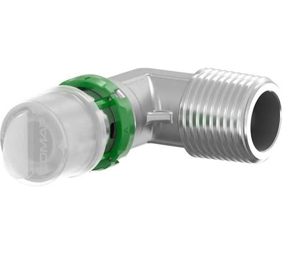 Уголок с наружной резьбой COMAP 20-1/2, пресс латунь 7092GW2012