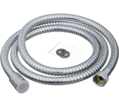 Шланг для душа Melodia della vita 1/2x1/ 2конус НЕРЖ. d14ммx175см дв.заж Tubo Comfort защ.от перек.,бл.MS-04 34424