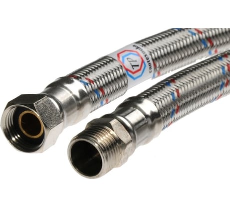 Гибкая подводка для воды гигант из нержавеющей стали TР-сантехника 100см г/ш 1 26468