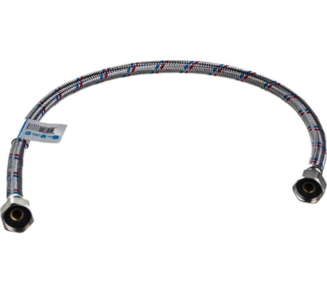 Подводка для воды TР нержавеющая сталь, 60 см, в/в  26559