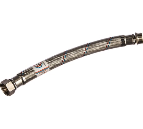 Гибкая подводка для воды гигант из нержавеющей стали TР-сантехника 40см г/ш 1 26459