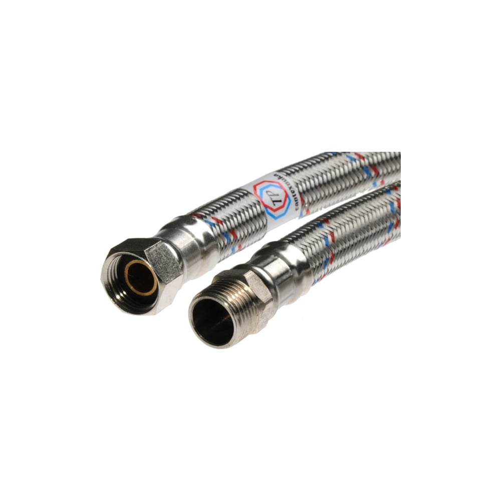 Подводка для воды TР-сантехника Гигант, нержавеющая сталь, 50 см, в/н 1 ...