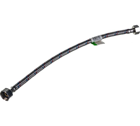 Гибкая подводка для воды Lytcho в стальной оплетке, стальная гайка, Г/Г 400 мм 0505.003