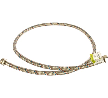 Гибкая подводка для воды Lytcho в стальной оплетке, стальная гайка, Г/Ш 1200 мм 0505.065