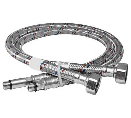 Гибкая подводка для смесителя 2 шт Lytcho в стальной оплетке, стальная гайка 300 мм 0505.093