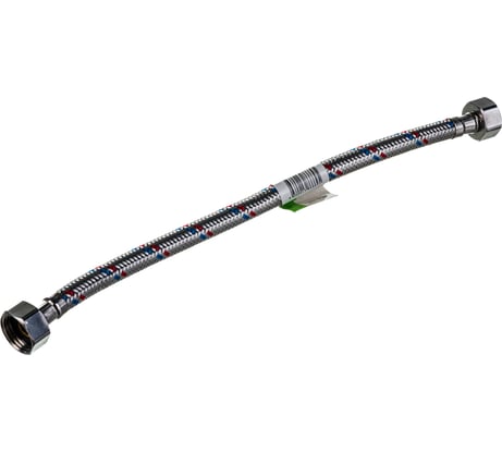 Гибкая подводка для воды Lytcho в стальной оплетке, стальная гайка, Г/Г 300 мм 0505.001