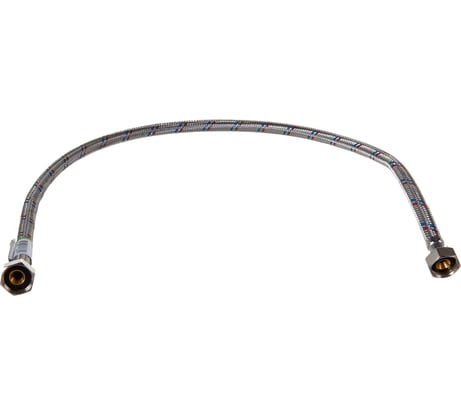 Гибкая подводка для воды Lytcho в стальной оплетке, стальная гайка, Г/Г 800 мм 0505.009