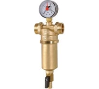 Промывной фильтр ICMA S.P.A. (маном, сливн. кран) Т-90, 2хстор резьба нар 3/4"/вн 1/2" 100 мкр  750 /83750AD05