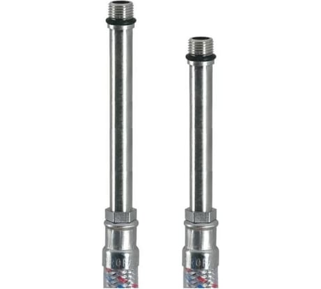 Подводка смесителя PROFLINE 80 см, нерж. удл.штуцер (пара=2 штуки) УТ-00024305