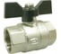 Шаровой кран для воды ONDO 1/2", г/г, бабочка, никель ONFFB012 1