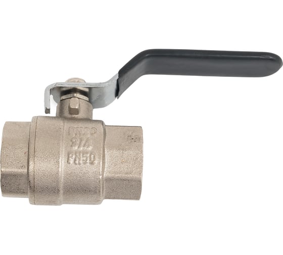 Шаровой кран для воды ONDO 3/4", г/г, рычаг, никель ONFFH034