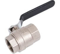 Шаровой кран для воды ONDO 1", г/г, рычаг, никель ONFFH001