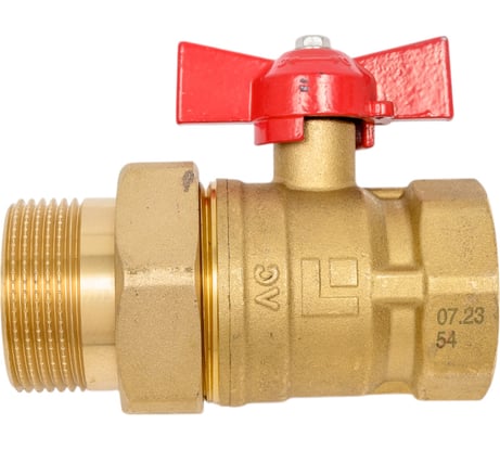 Шаровой кран Ci 11Б27п1 накидная гайка, бабочка, Ду32 ТТ000009597