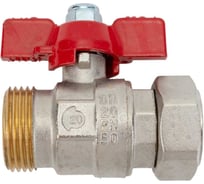 Шаровой кран ELSEN с накидной гайкой и возможностью пломбировки 1 1/4", НВ, PN 50, TC -от -20 до +130, ручка-бабочка EV114.4201