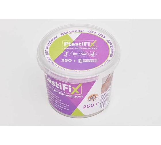 Сантехническая замазка СантехМастер PlastiFix банка 250 гр 04153 4630033041532