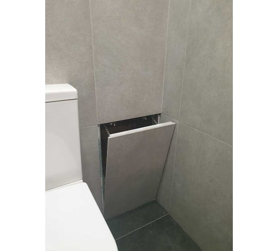 Ревизионный люк под плитку Хаммер Гиппократ-П 40x30 h, алюминиевый, съёмный гп43