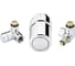 Комплект Danfoss RТX set для подключения терморегулятора справа хромированный 013G4132 1