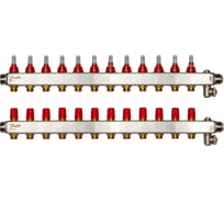 Коллекторы Danfoss SSM-12F с расходомерами 12 контуров 088U0762