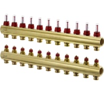 Коллекторы Danfoss FHF-11F с расходомерами для 11 контуров 088U0531