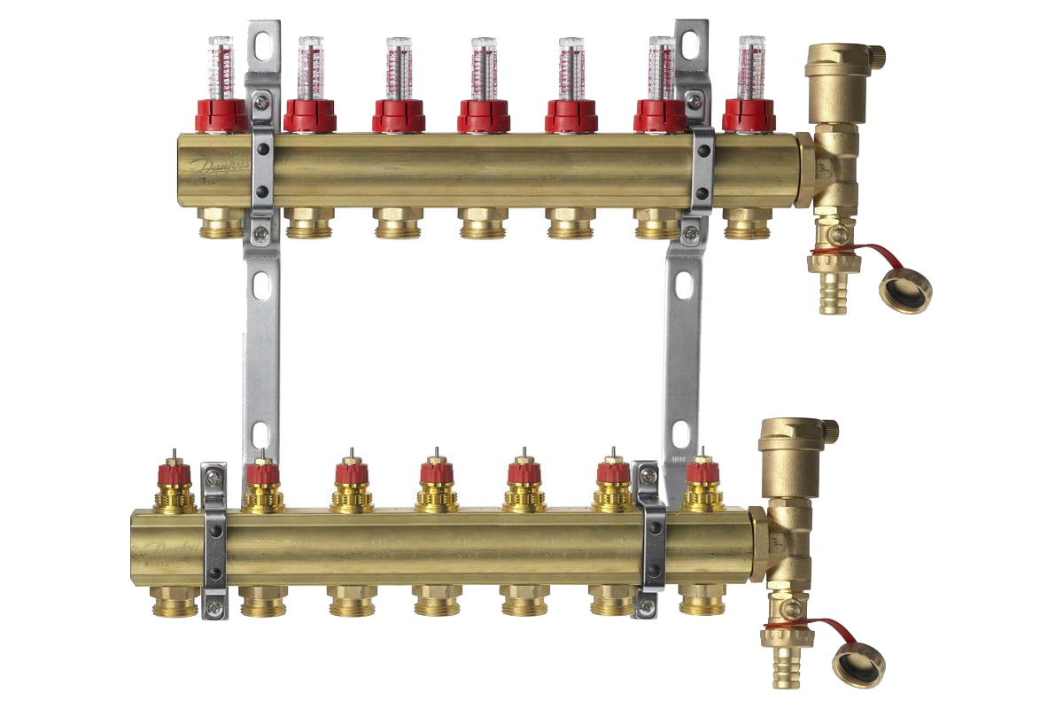 Коллектор для теплого пола данфосс