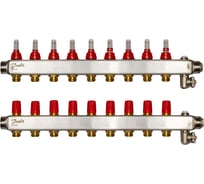 Коллекторы Danfoss SSM-9F с расходомерами 9 контуров 088U0759