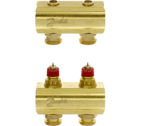 Коллекторы Danfoss FHF-2 для 2 контуров 088U0502