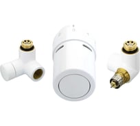 Комплект Danfoss RTX set для подключения терморегулятора справа белый 013G4136